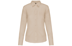 Chemise femme à manches longues personnalisée avec logo