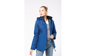 Parka personnalisée femme Kariban à doublure matelassée