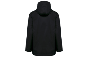 Veste coupe vent personnalisé à capuche et doublure en micropolaire