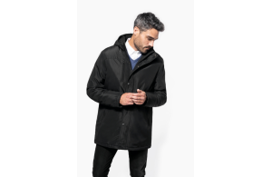 Parka doublé polaire personnalisée avec capuche amovible