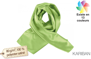 Foulard en satin publicitaire personnalisé avec logo 