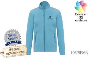 Veste polaire personnalisée pour femme brodé avec logo 