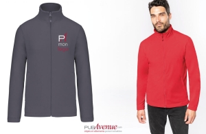 Veste polaire promotionnelle unisexe personnalisée