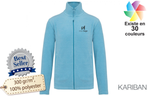 Veste polaire personnalisée pour homme brodé avec logo 