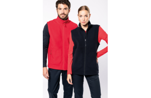 Gilet polaire personnalisé écologique à fibre bio recyclé écoresponsable