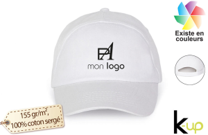 Casquette publicitaire Bahia k-up 7 panneaux personnalisée