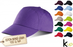 Casquette publicitaire Bahia k-up 7 panneaux personnalisée