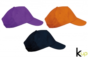 Casquette publicitaire Bahia k-up 7 panneaux personnalisée