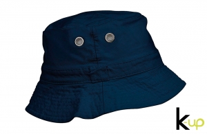 Bob personnalisé en coton sergé délavé