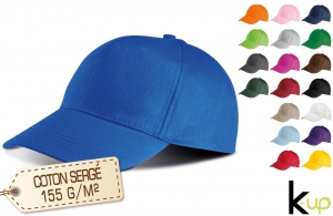 Casquette publicitaire basic 5 panneaux personnalisée