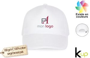 Casquette sandwich k-up personnalisée 5 panneaux à visière contrastée