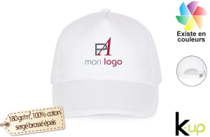Casquette sandwich enfant K-up personnalisée 5 panneaux à visière contrastée