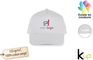 Casquette publicitaire enfant basic 5 panneaux personnalisée
