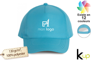 Casquette publicitaire K-up first 5 panneaux personnalisée avec logo 