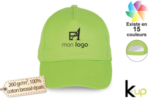Casquette publicitaire k-up Avantage 5 panneaux personnalisé