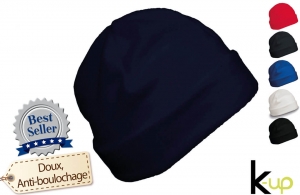 Bonnet polaire personnalisé anti boulochage