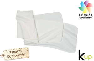 Écharpe micro polaire personnalisée ultra chaude anti boulochage