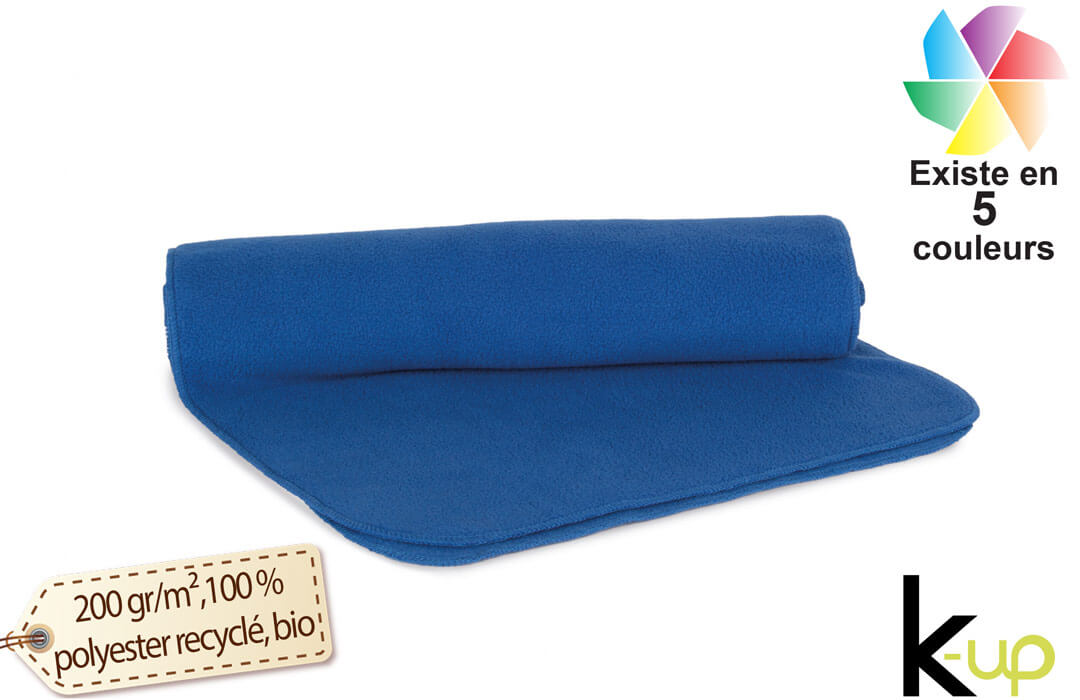 Écharpe polaire personnalisée à fibre bio recyclée écologique