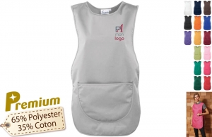 Blouse de travail personnalisée pour salon de beauté et spa