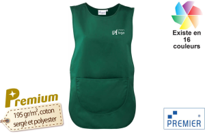 Blouse professionnelle salon de beauté et spa personnalisée 