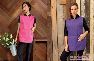 Blouse de travail personnalisée pour salon de beauté et spa