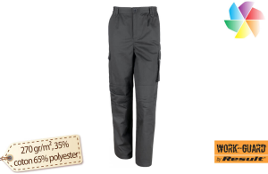 Pantalon de travail professionnel femme personnalisé avec logo 