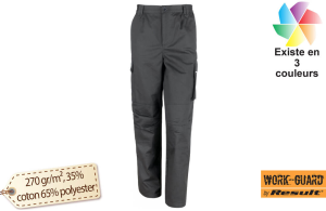 Pantalon de travail professionnel homme personnalisé avec logo 