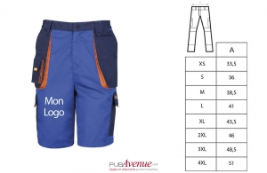Short de travail personnalisé Result multipoches