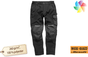 Pantalon de travail slim et imperméable personnalisé avec logo 