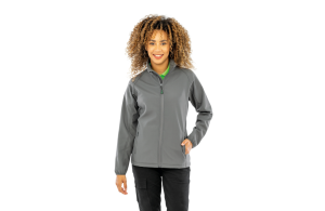 Veste softshell personnalisée femme Result en PET recyclée