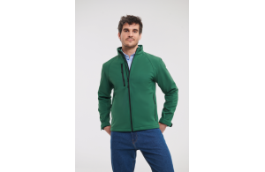 Veste softshell personnalisée homme Russell haute performance