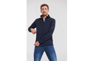 Veste softshell mixte grand froid à thermorégulation imperméable personnalisée