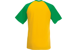 T-shirt baseball à manches bicolore personnalisé