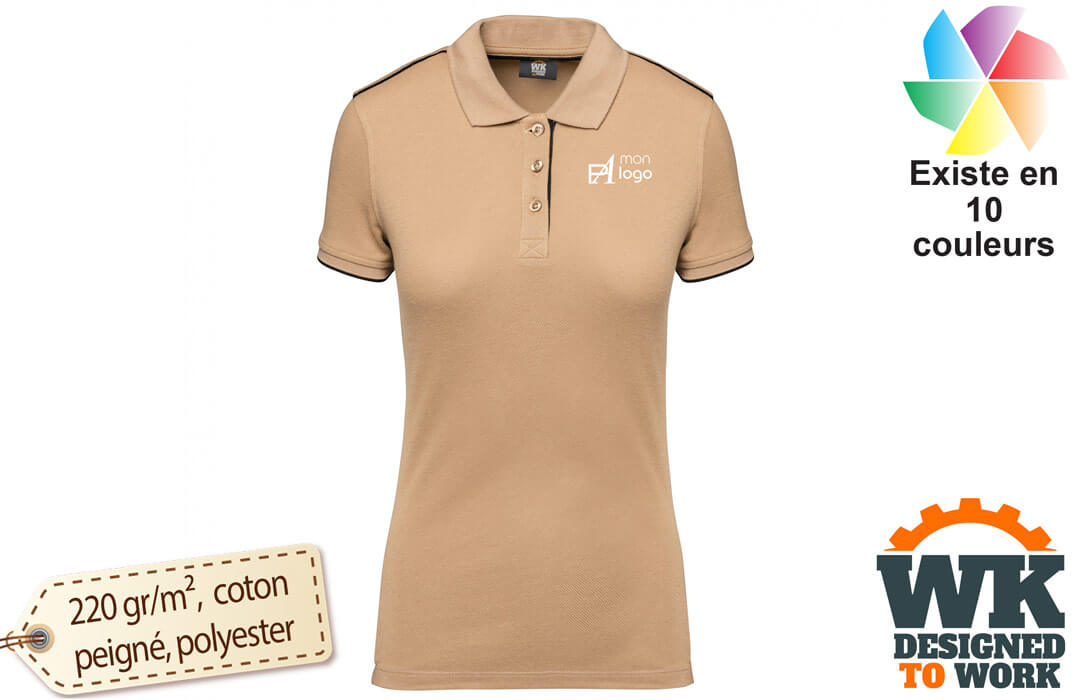 Polo de travail femme Kariban Workwear pour professionnel