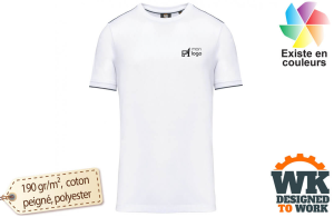 T-shirt de travail pour homme kariban Day To Day personnalisé
