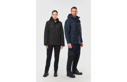 Parka matelassée polaire unisexe à capuche Kariban performance personnalisée