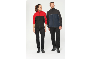 Veste polaire bicolore écoresponsable kariban two-tone Line unisexe