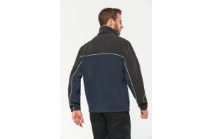 Veste polaire bicolore écoresponsable kariban two-tone Line unisexe