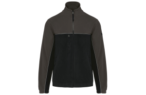 Veste polaire bicolore écoresponsable kariban two-tone Line unisexe
