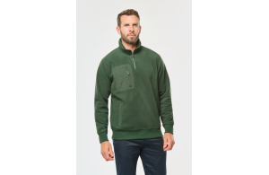 Sweat polaire zippé personnalisé à fibre bio kariban workwear Designed