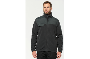Veste polaire professionnelle kariban personnalisée à manches amovibles