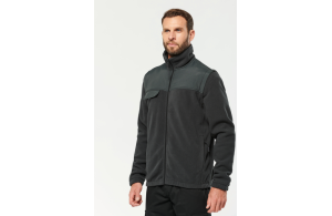 Veste polaire professionnelle kariban personnalisée à manches amovibles