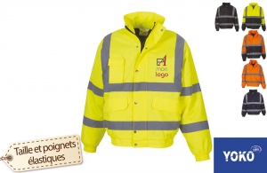 Blouson de chantier haute visibilité Yoko