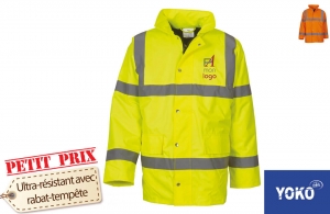 Parka de chantier haute visibilité Yoko
